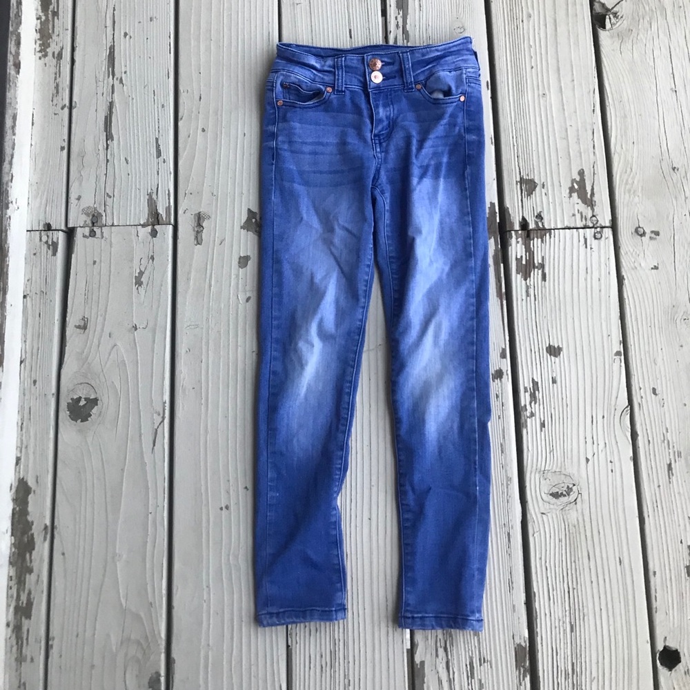 kids blue skinny jeans